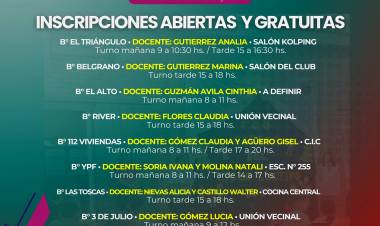 FES 2025: Apertura de inscripciones para el ciclo lectivo de los FES