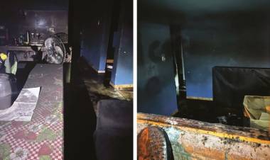 Catuna: Se incendió vivienda por cortocircuito