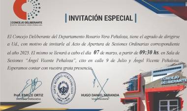 Chepes: Inicia el período de sesiones ordinarias en el Concejo Deliberante