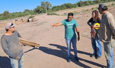 Basurero Municipal: inicio de los trabajos para el cierre perimetral y puesto de seguridad