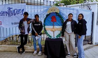 Juventud realizó una intervención en la “Semana del Escudo”