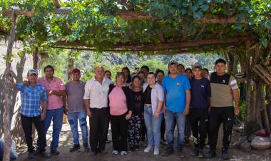 Visita al norte del departamento Rosario Vera Peñaloza
