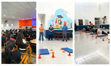 UNLAR Sede Chepes: se dicto una Clínica de Natación