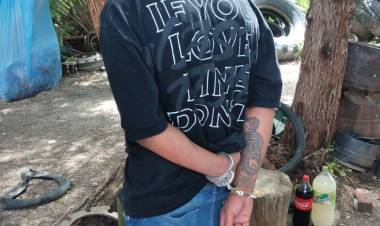 Detienen a un hombre por hurto en flagrancia en un local comercial de Chepes