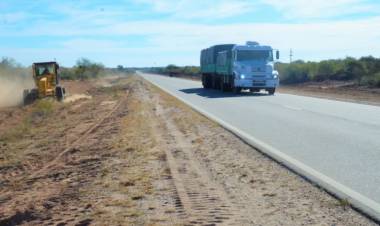 Vialidad Nacional continúa con el mantenimiento de las rutas