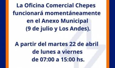 Chepes: EDELAR atenderá temporalmente en oficinas anexas de la municipalidad