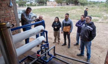 Desiderio Tello: siguen los trabajos en el plan de mejoras en obras hídricas