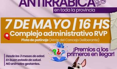 Chepes: campaña gratuita de vacunación antirrábica