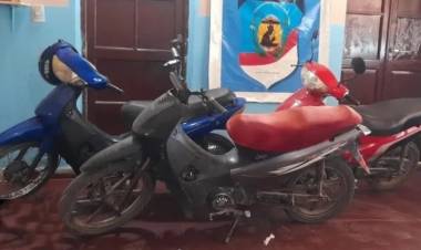 La Brigada de Investigaciones de Chepes recuperó 3 motos robadas