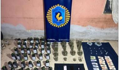 Barrio Argentino: Dos detenidos por Narcomenudeo