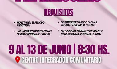 Chepes: se realizará un operativo de papanicolau en el C.I.C.