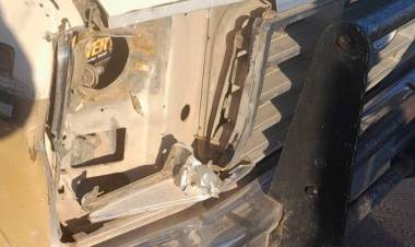 Chepes: choque de camioneta y moto, un conductor con alcoholemia positiva