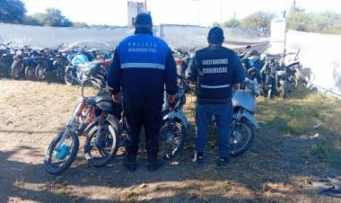 Chamical: detectan seis motos con adulteraciones en un operativo de control