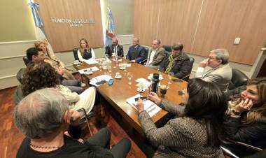 El diputado Cristian Perez participó de la reunión por la modificación de la Ley Provincial Electoral