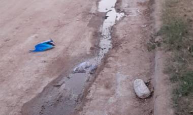 Chepes: Vecinos denuncian derrames cloacales en veredas y cordones cuneta