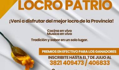 Chepes: Se viene la 7° edición del Concurso de Locro Patrio!