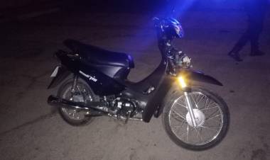 Chepes: accidente de tránsito deja dos jóvenes heridos