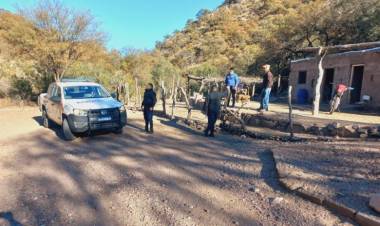 Encontraron en buen estado al joven que era buscado en el paraje La Laguna