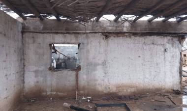 Chepes: incendio con pérdidas totales en una vivienda de El Totoral