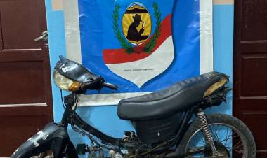 Secuestran una motocicleta abandonada en Chepes