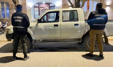 Secuestran camioneta con pedido de captura en Chepes