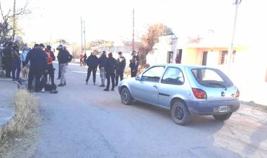 Chepes: accidente deja un motociclista herido