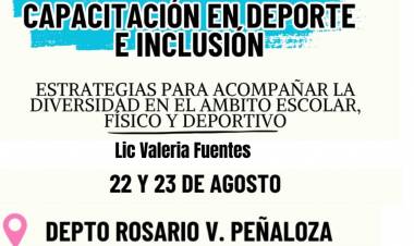 Chepes: Capacitación en deporte inclusivo