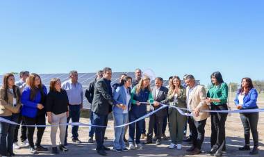 La Provincia inaugura en Ulapes un nuevo Parque Solar Fotovoltaico y apuesta a la energía limpia para toda la comunidad