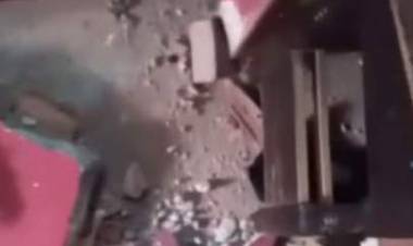 Chamical: Familia del barrio Los Paraísos sufrió el derrumbe parcial del techo de su vivienda y reclama ayuda urgente