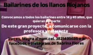Bailarines de los llanos riojanos convocados para la apertura del Festival de Jesús María 2026