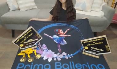 Nuevamente la Academia PRIMA BALLERINA en lo más alto de los podios en San Juan