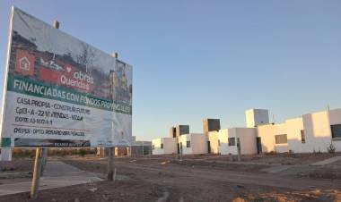Avanza la construcción de las viviendas del Barrio El Alto en Chepes