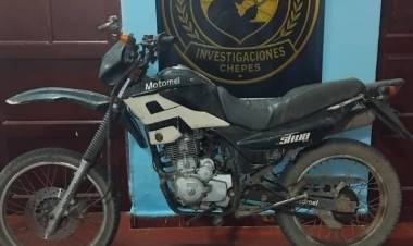 Chepes: Recuperaron una moto robada en el barrio Kolpíng