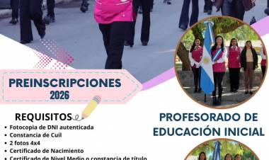 El “ISFD ROSARIO VERA PEÑALOZA“ Comienza la inscricción para el ciclo 2026