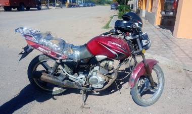 Chepes: dos heridos tras colisión de motos