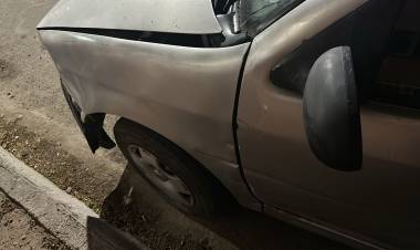 Chepes: choque y alcoholemia positiva