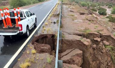Caucete – Chepes: Alerta vial en la Ruta Nacional 141 por intensas lluvias