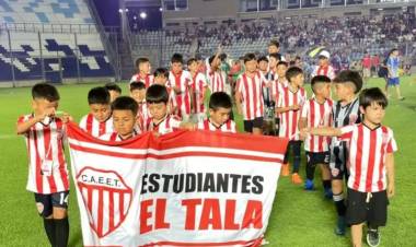 Estudiantes El Tala se consagró campeón en el Mundialito Infantil de San Juan