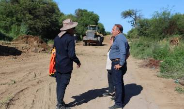 Obra canal en marcha: avances con coordinación institucional