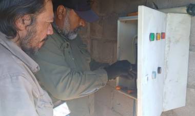 Instalación de nueva bomba de empuje en Santa Cruz