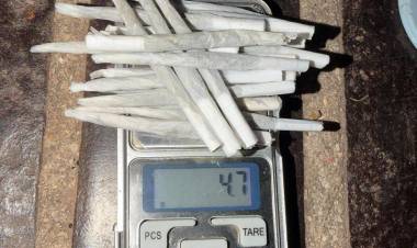 Chepes: demoraron a una mujer por tenencia de marihuana en la zona del ferrocarril