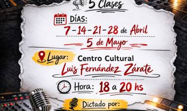 Abren las inscripciones para un taller intensivo de Producción, Redacción y Operación Técnica en Radio