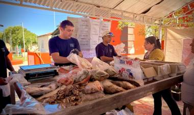 Mercado Popular Federal: pescado para todos en Chepes