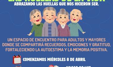 Invitan a participar del taller “Las Huellas de la Vida” en el Hogar de Luz