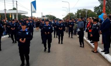 Chepes conmemora el 435° aniversario de la Policía de La Rioja con un desfile cívico-militar y actos protocolares