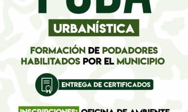 Chepes: dictarán un taller de poda urbanística con certificación y habilitación municipal
