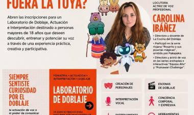 Abren inscripciones para un Laboratorio de Doblaje, Actuación e Interpretación en La Rioja