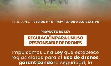 Presentan un proyecto de ley para regular el uso de drones en La Rioja