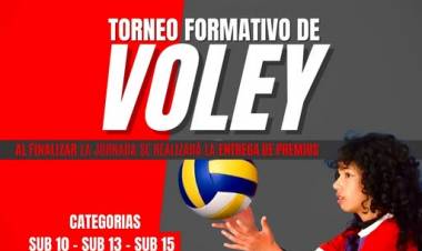 Última fecha del Torneo Formativo de Vóley: una jornada para celebrar el esfuerzo y el crecimiento