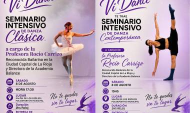 ViDance inicia un ciclo de seminarios con capacitaciones en danza clásica y contemporánea